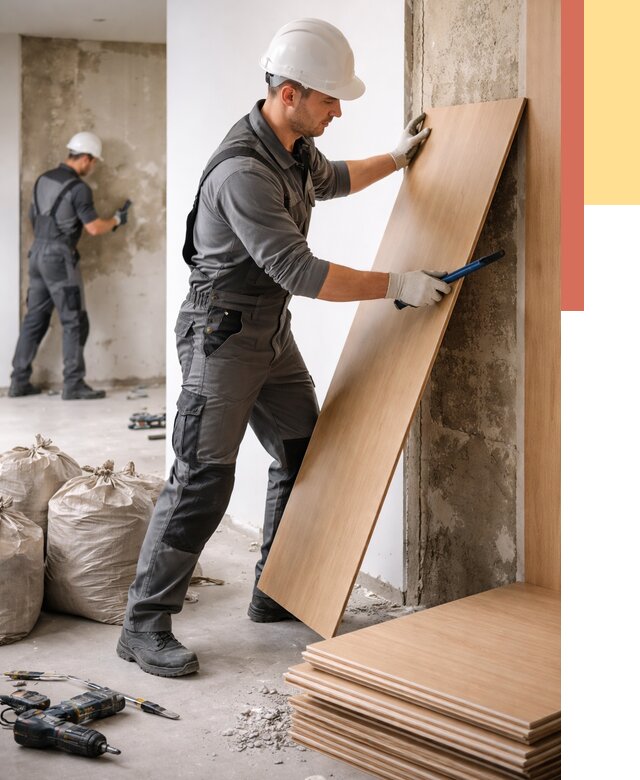 Демонтаж стеновых панелей в Первоуральске от 3603 руб. за м² быстро и недорого | ОТДЕЛОЧНИК-Прв