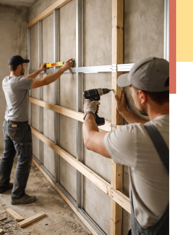 Устройство обрешетки под панели в Первоуральске от 2162 руб. — монтаж под ключ | ОТДЕЛОЧНИК-Прв