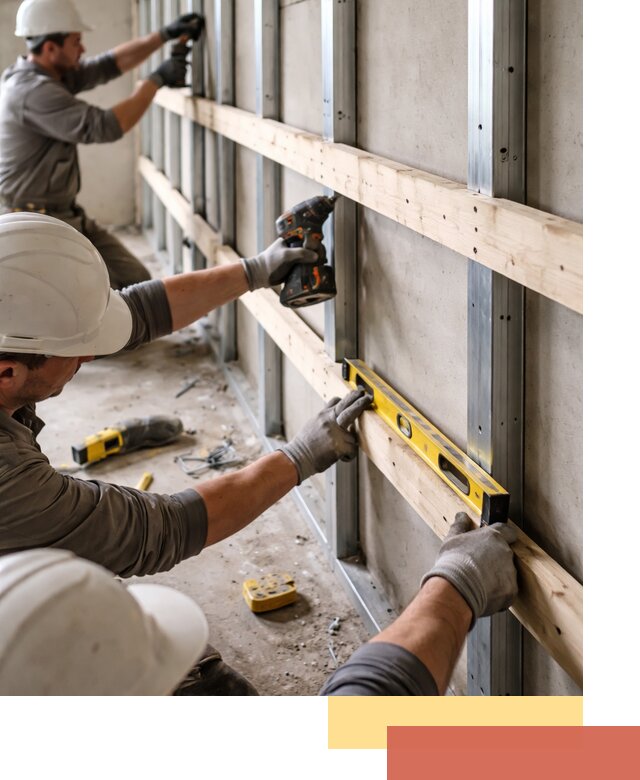 Устройство обрешетки под панели в Первоуральске