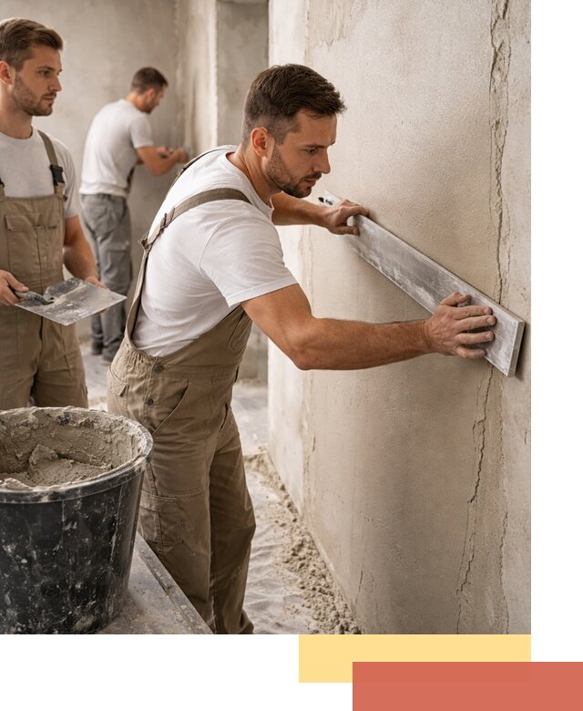 Штукатурка стен без маяков в Первоуральске быстро и качественно