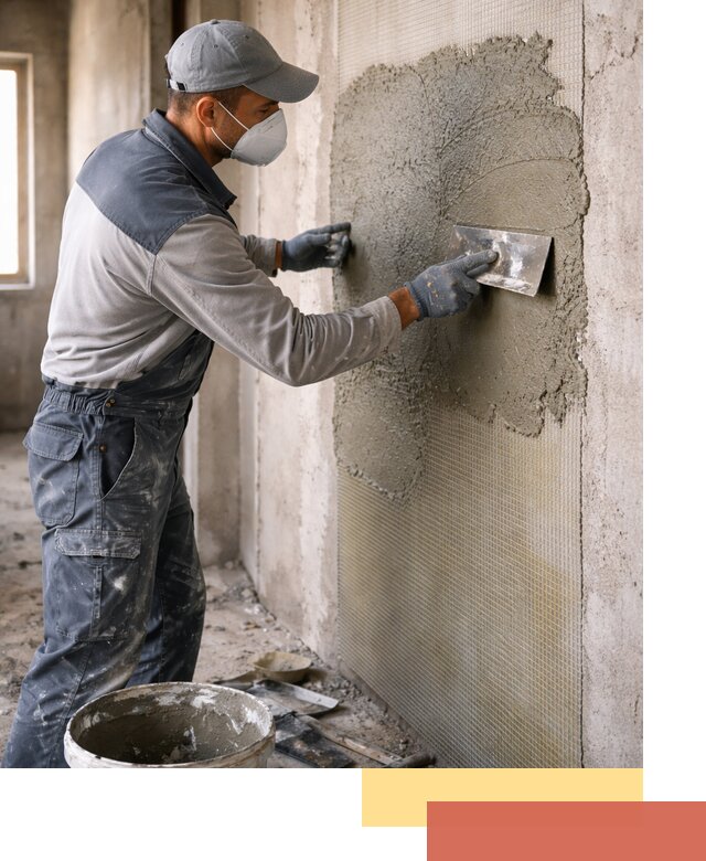 Штукатурка стен по сетке в Первоуральске под ключ качественно и быстро