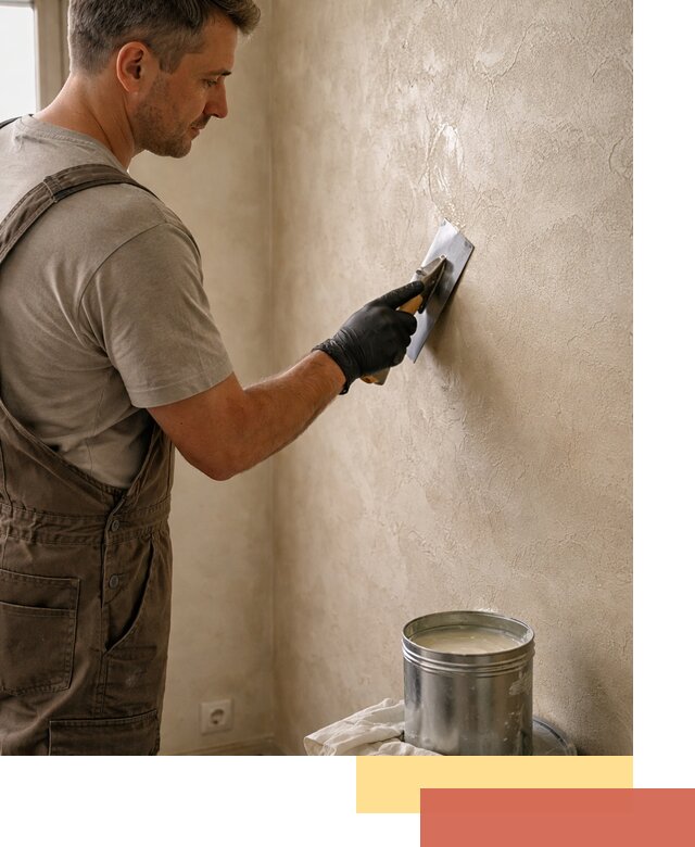 Нанесение воска на штукатурку в Первоуральске для защиты и блеска