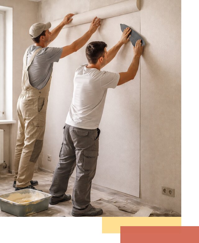 Поклейка виниловых обоев в Первоуральске профессионально и качественно