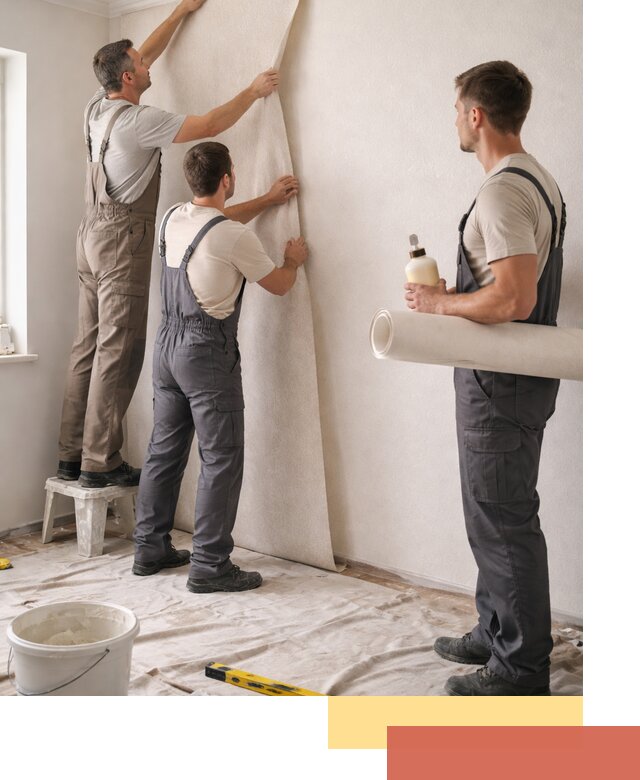 Оклейка стен обоями в Первоуральске — качественно и профессионально