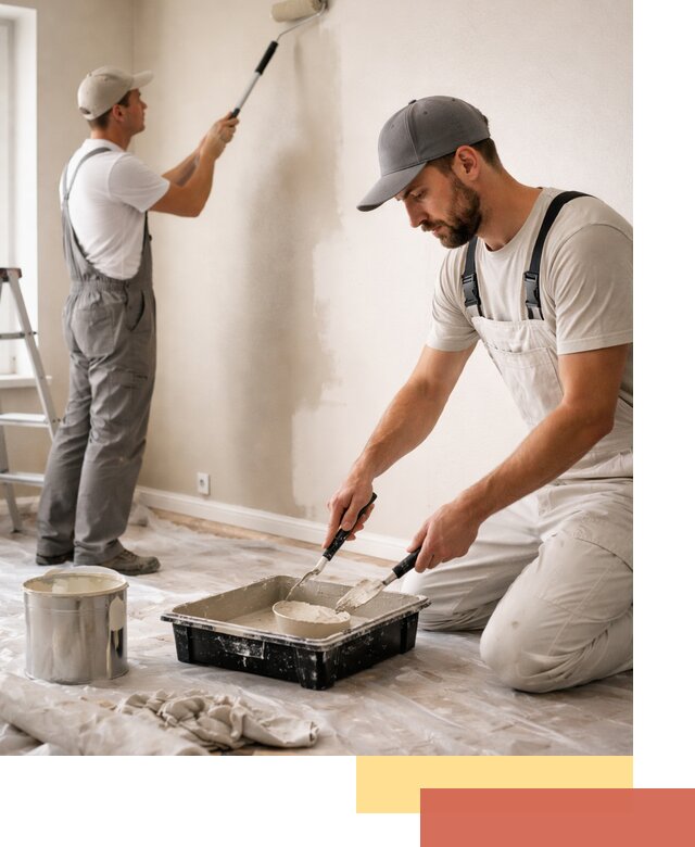 Покраска стен в квартире в Первоуральске — профессионально и аккуратно