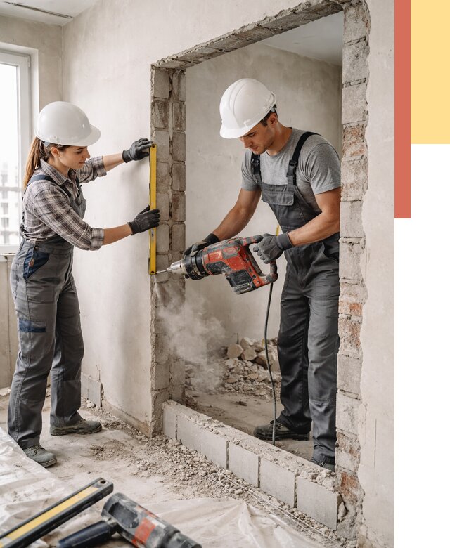 Создание проемов в стенах в Первоуральске от 6690 руб. — алмазная резка и расширение | ОТДЕЛОЧНИК-Прв