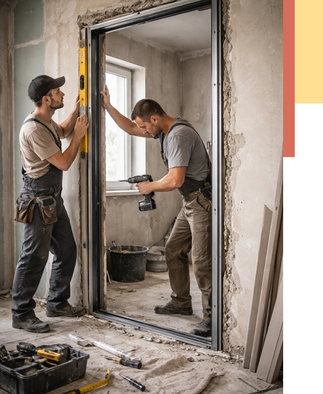 Закладка дверного проема в Первоуральске от 3603 руб. — быстро и недорого | ОТДЕЛОЧНИК-Прв