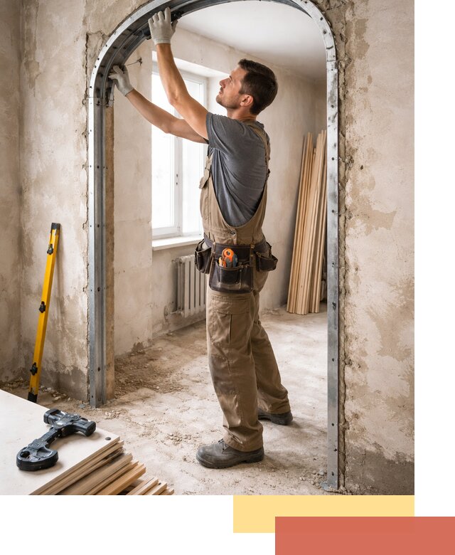 Устройство арочного проема в Первоуральске под ключ