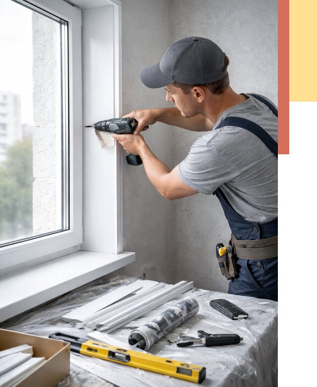 Установка пластиковых откосов в Первоуральске от 2316 руб. | ОТДЕЛОЧНИК-Прв монтаж, быстро и недорого