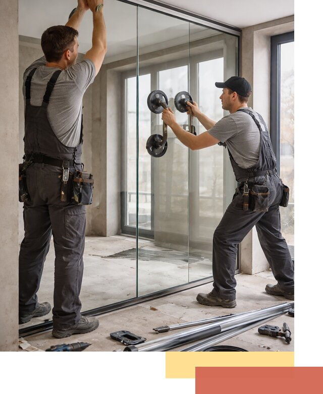 Цельностеклянные перегородки под ключ в Первоуральске