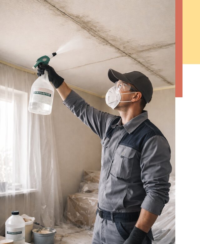 Антисептическая обработка потолка в Первоуральске от 2573 руб. | ОТДЕЛОЧНИК-Прв