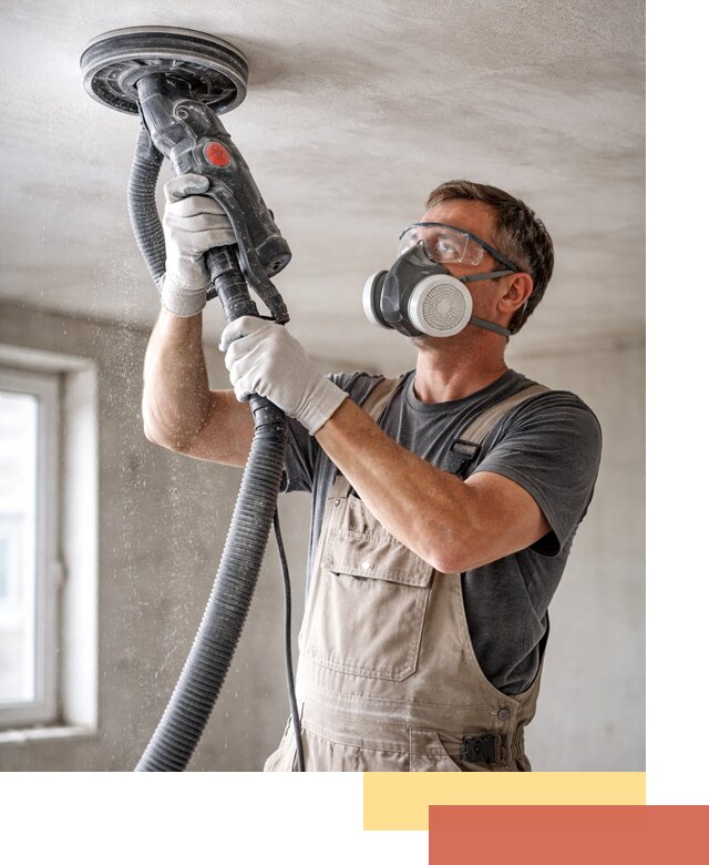 Шлифовка потолка в Первоуральске — качественная подготовка под отделку