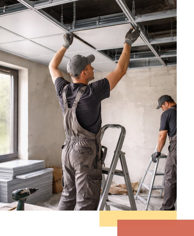 Монтаж кассетного потолка в Первоуральске качественно и быстро