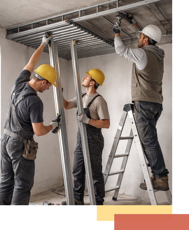 Монтаж реечного потолка под ключ в Первоуральске