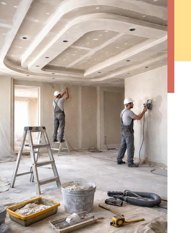 Многоуровневый потолок из гипсокартона в Первоуральске от 772 руб. под ключ | ОТДЕЛОЧНИК-Прв