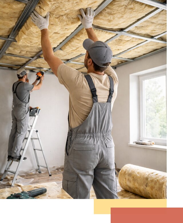 Утепление потолка под ключ в Первоуральске качественно и быстро