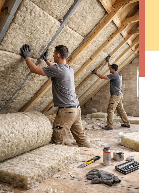 Утепление потолка минватой в Первоуральске от 1492 руб. — быстро и недорого | ОТДЕЛОЧНИК-Прв