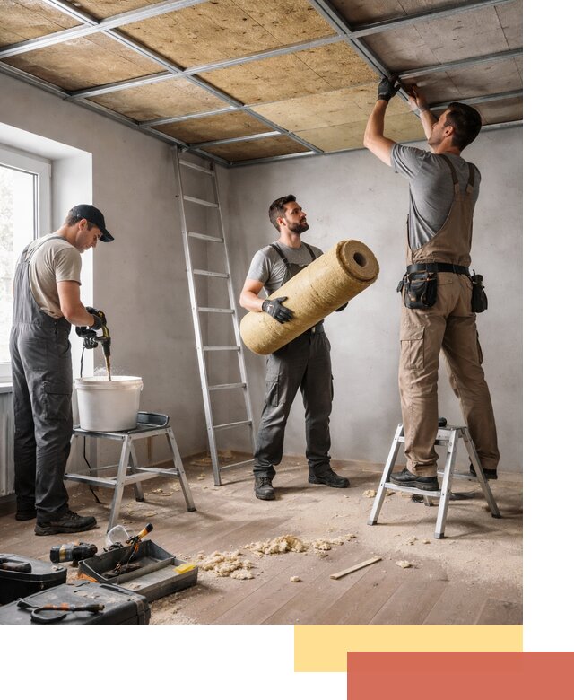 Шумоизоляция потолка в Первоуральске: профессиональный монтаж и отделка